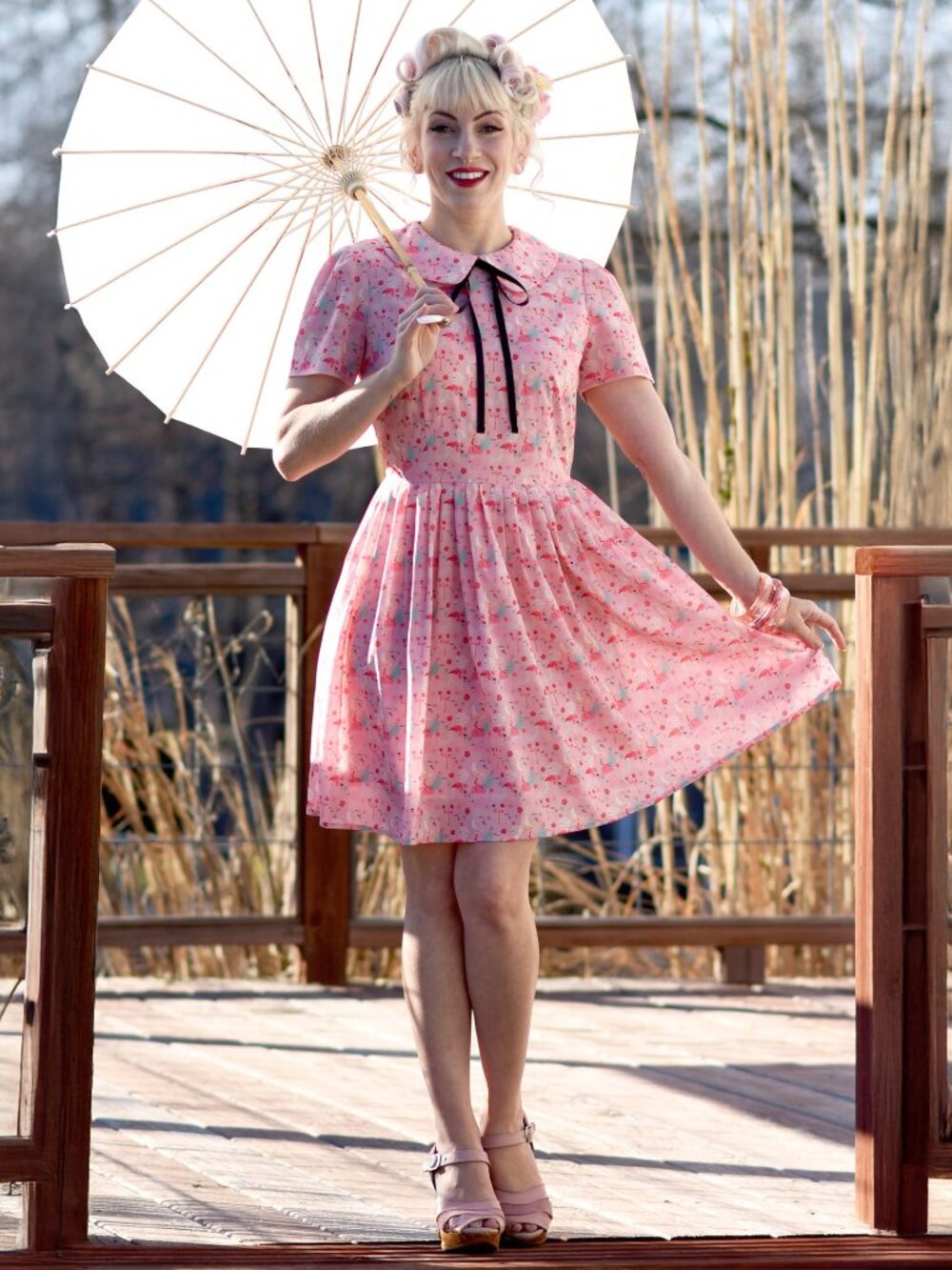 Mid Mod Babydoll Circle Dress